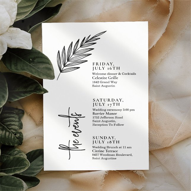 Tidslinje för Bröllop-händelser med textskript (Skapare uppladdad)