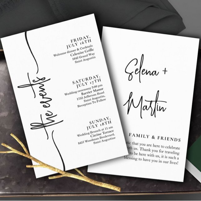 Tidslinje för minsta Bröllop-händelser (Skapare uppladdad)