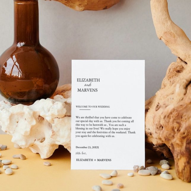 Tidslinjekort för händelser i modern minimalistisk inbjudningar (Skapare uppladdad)