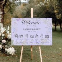 Tidslinjen Rustic Lavender Sage Wildblommor Lavend