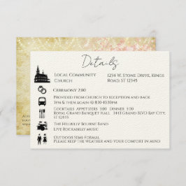 Tidslinjeordning för evenemangshöljet Heart Löv Tr Inbjudningar