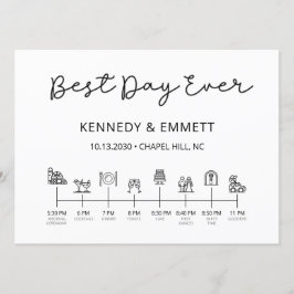 Tidslinjeprogram för Barn-Bröllopsdag Program