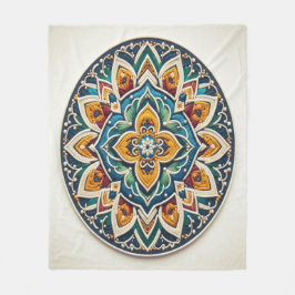 Tidslös broderiy #2 fleecefilt