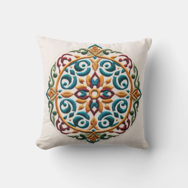 Tidslös broderiy #5 kudde (Framsida)