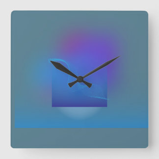 "Tidslös konst: stenande väggskåp med konstnärlig Fyrkantig Klocka