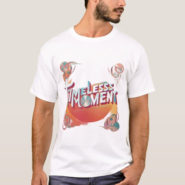 Tidslös tidpunkt t shirt (Framsida)