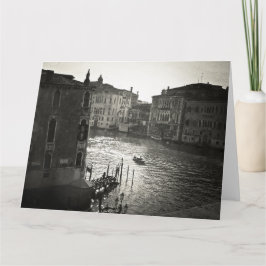 TIDSLÖS VENICE-kort med mappad hälsning Kort