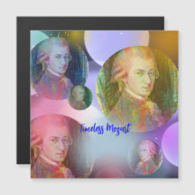 Tidslöst Mozart Music Magnetic Card