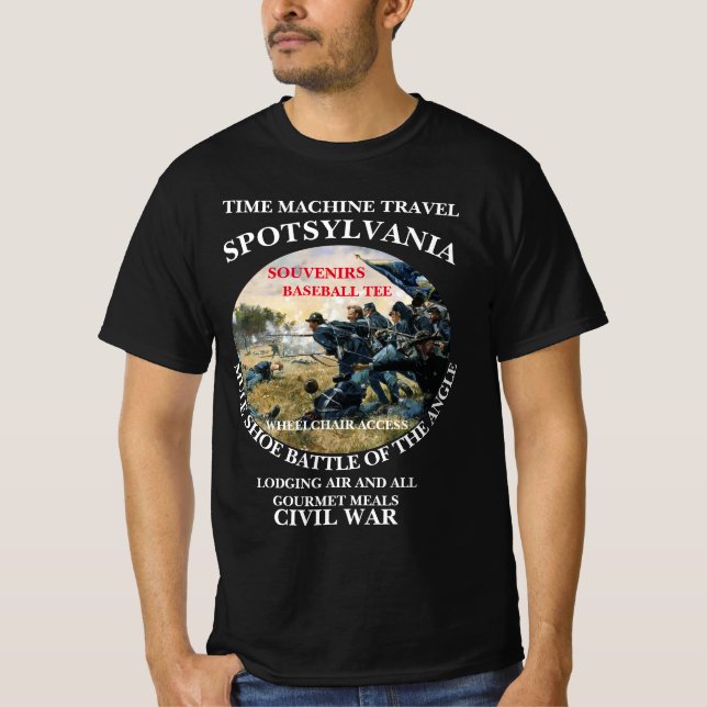 TIDSMASKIN RESKRIGET VID SPOTSYLVANIA T SHIRT (Framsida)