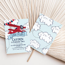 Tidsplan Flygplanets födelsedagsinbjudan