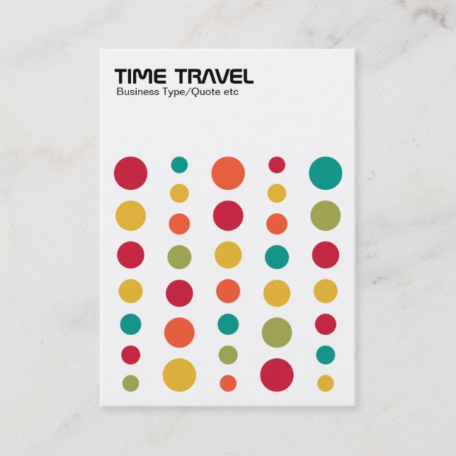 Tidsresa - Färg 02 Visitkort (Framsida)