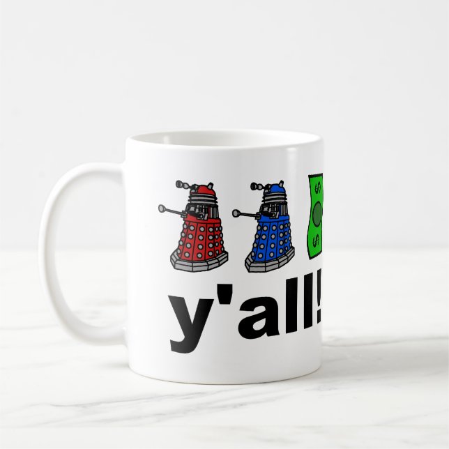 Tidsresa Roligt Nörd Nerd Humor Mugg (Vänster)