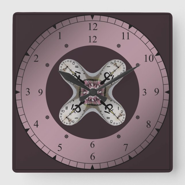 Tidsresa ~ Tidsbockning ~ Chronokinesis~   Fyrkantig Klocka (Framsida)