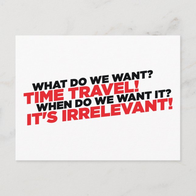 Tidsresa Vykort (Framsida)