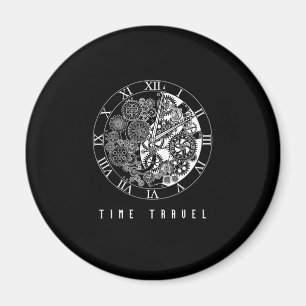 Tidsreseklocket Titta på framtida filmstift Magnet