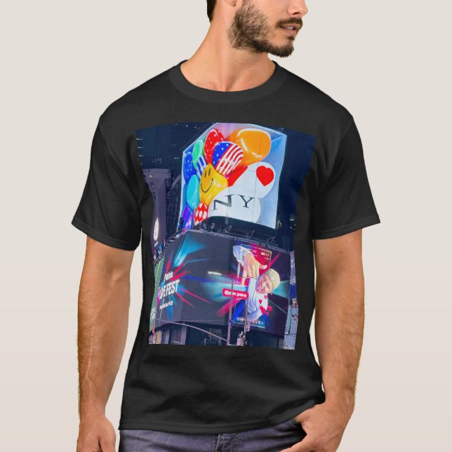 Tidsruta New York 2025 T Shirt (Framsida)