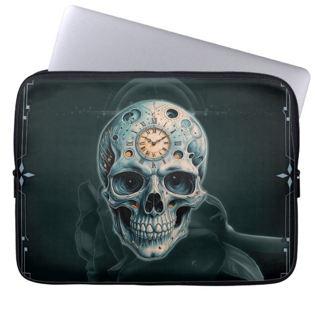 Tidsskalan: romerska siffror laptop fodral (Framsidan)