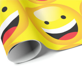 Tidssymbol för Cute Lycklig Emoji Laughing Ansikte Presentpapper