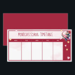 Tidtabell för den vismiska magiska t-rex-ballerina<br><div class="desc">t-rex-skolschemat</div>