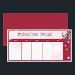 Tidtabell för den vismiska magiska t-rex-ballerina<br><div class="desc">t-rex-skolschemat</div>