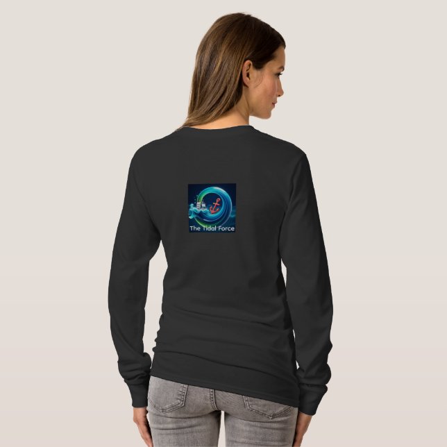 Tidvattenkraften T Shirt (Hel baksida)