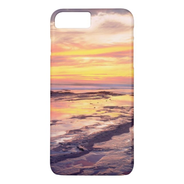 Tidvattenpussar vid Sunset Cliffs Case-Mate iPhone Skal (Baksida)