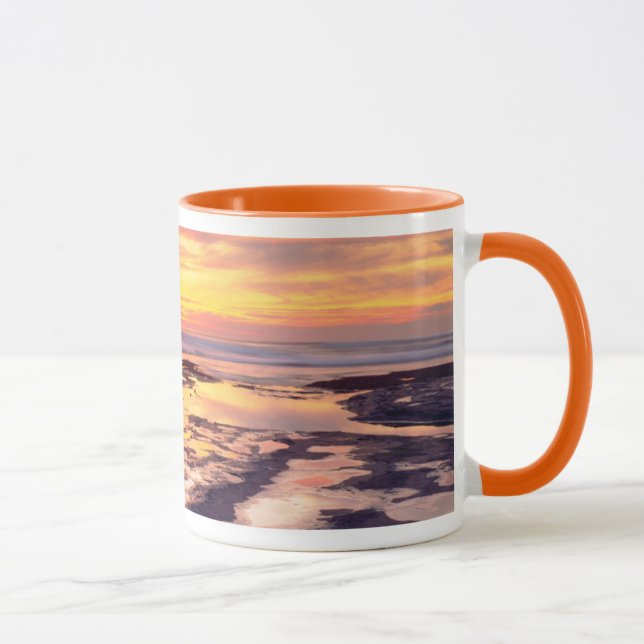 Tidvattenpussar vid Sunset Cliffs Mugg (Höger)
