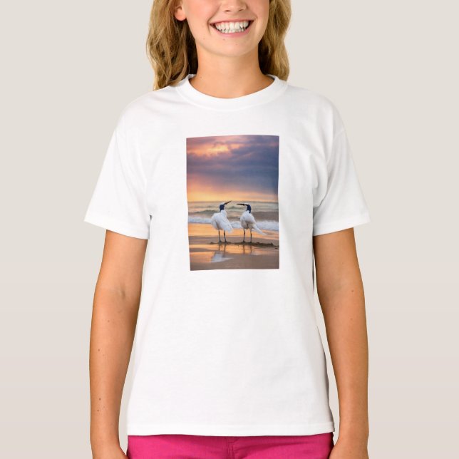 Tidvattnets famn – Strandfåglarnas dans T Shirt (Framsida)