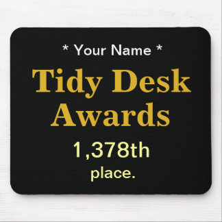 Tidy Desk Awards Lägg till Namn Cruel Coworkers Jo Musmatta