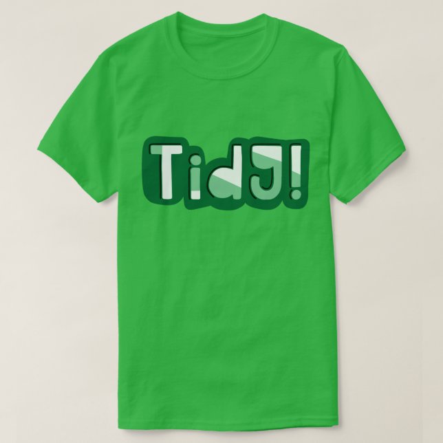 Tidy! Funny Welsh Slang, Wales, Cymru T Shirt (Design framsida)