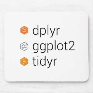 Tidyverse bibliotek: dplyr ggplot2, tidyr musmatta