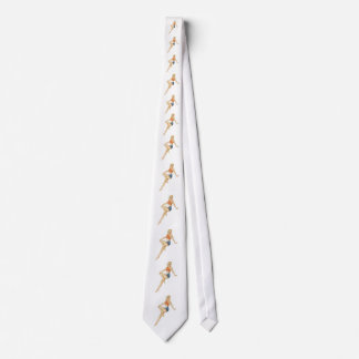 TIE - 50-tal KLÄMMER FAST UPP FLICKA Slips