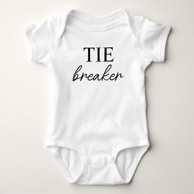 Tie Breaker anpassat varumärke. Graviditet Baby Ti T Shirt (Framsida)