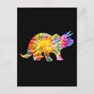 TIE-DYAD DINOSAURIE VYKORT