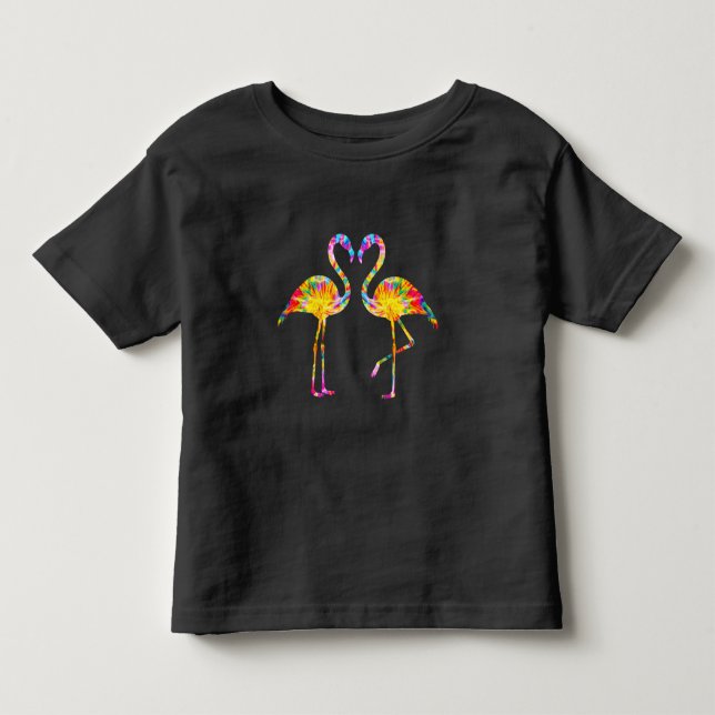 TIE-DYAD FLAMINGO T SHIRT (Framsida)