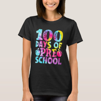 Tie Dye 100 dagars skola för förskolelärare S T Shirt