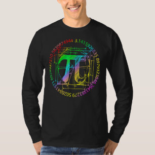Tie Dye 3 14 Pi Math Teacher Science Lycklig Pi Da T Shirt