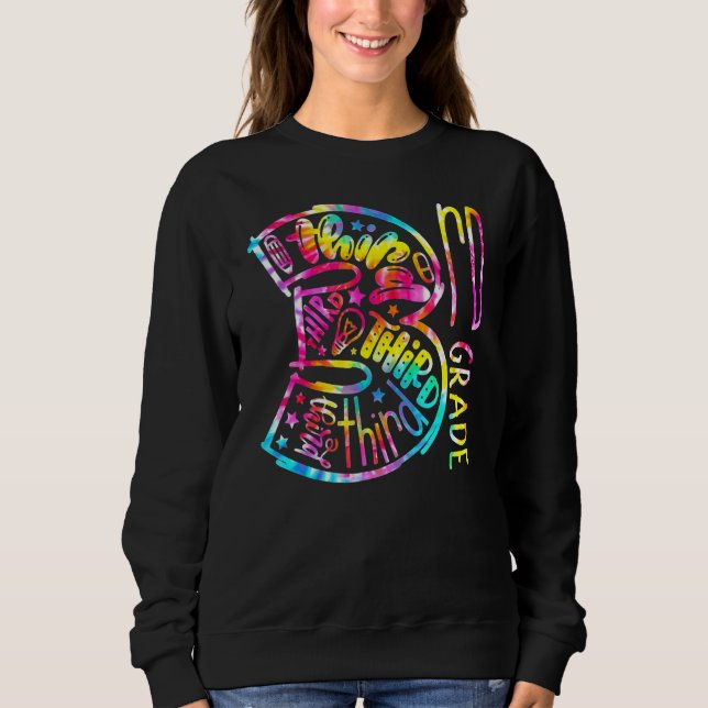 Tie Dye, 3:e Klass, första dagslärare Studenter ti T Shirt (Framsida)
