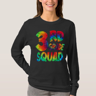 Tie Dye 3rd Klass Squad Teacher Student First Day T Shirt