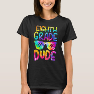 Tie Dye 8th Klass, solglasögon tillbaka till S T Shirt