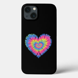 Tie Dye Alla hjärtans dag Färgglada hjärtans dag