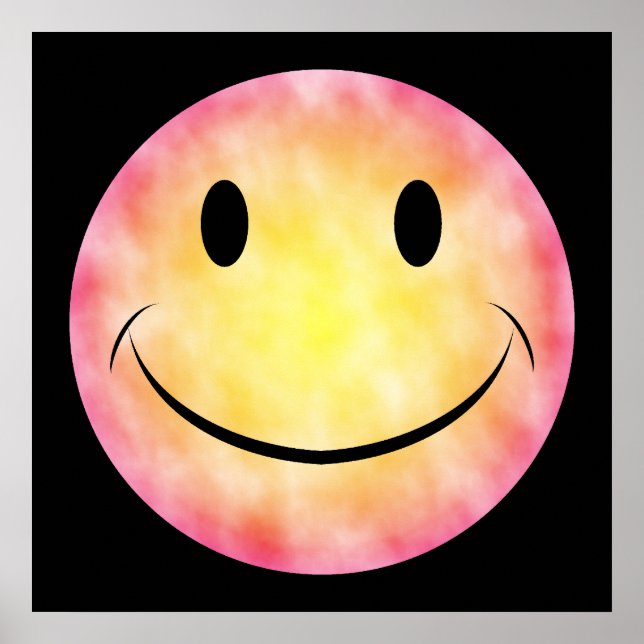 Tie Dye Ansikte Poster (Framsidan)