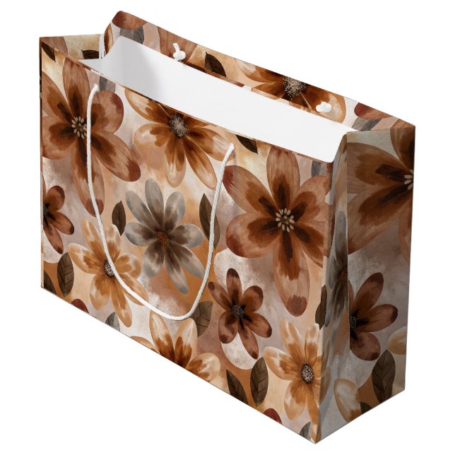 Tie Dye Autumn Floral (Framsidan Vinklad)