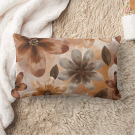 Tie Dye Autumn Floral Lumbarkudde