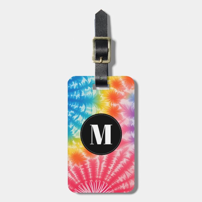 Tie Dye Bagage Tag Bagagebricka (Vertikal Framsida)