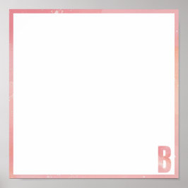 Tie Dye bas mitzva bordstablett Poster