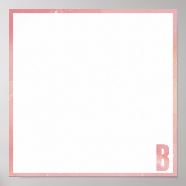 Tie Dye bas mitzva bordstablett Poster (Framsidan)