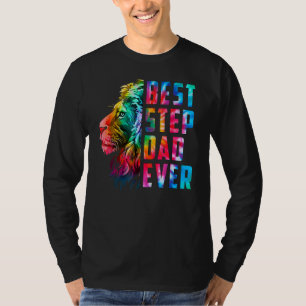 Tie Dye Best Step Pappa Coola Grandpa Far T Shirt