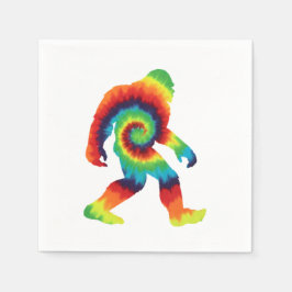 Tie Dye Bigfoot Pappersservett