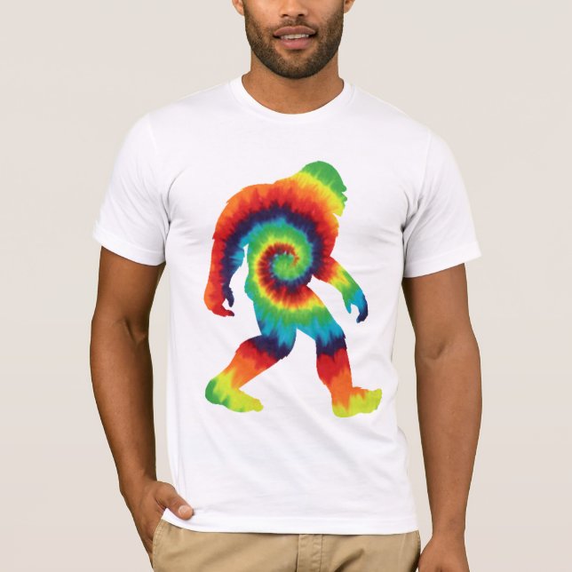 Tie Dye Bigfoot T-Shirt (Framsida)